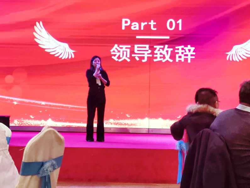 BSport体育官网信息总经理王文秀致辞